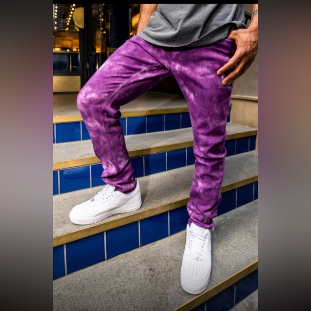 Purple Wash Jeans